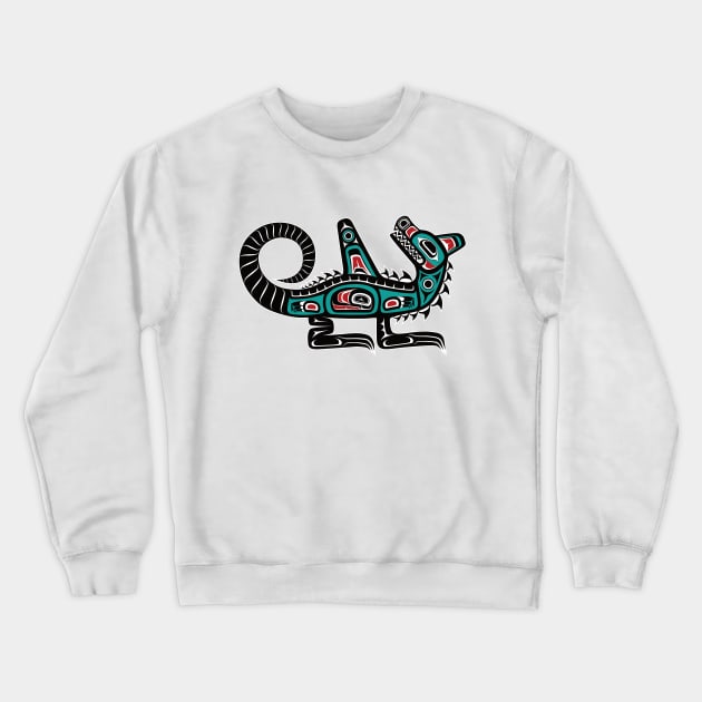 Wasgo Sea Wolf Crewneck Sweatshirt by Beltschazar